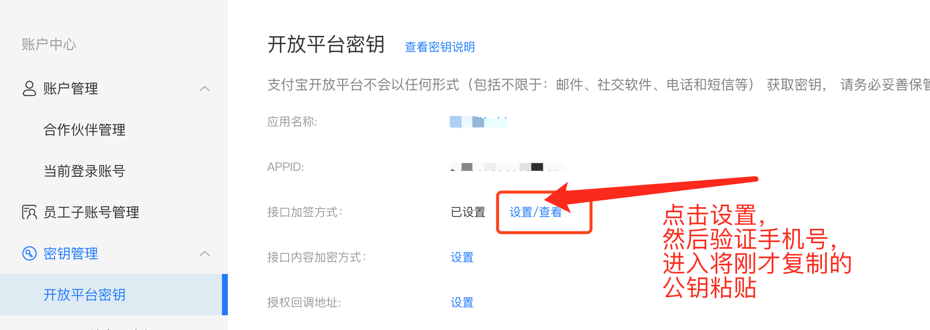 粘贴公钥